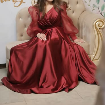 каролина валиант шубы в баку цены: Вечернее платье, Макси, M — 1