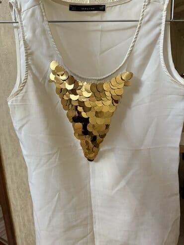 qadın geyimi: Qadın köynəyi – düyməli - Ölçü: 36 (etiketdə “6m 36 razmer” qeyd — 5