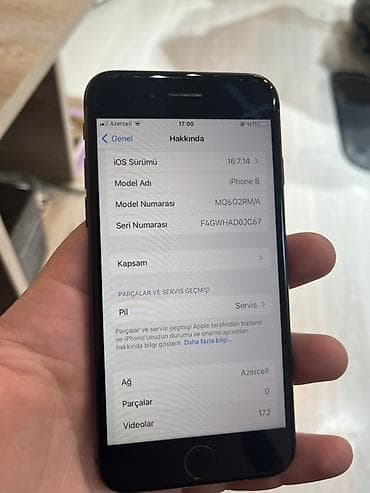 iphone 11 arxalıq: IPhone 8, 64 GB, Qara, Barmaq izi — 6