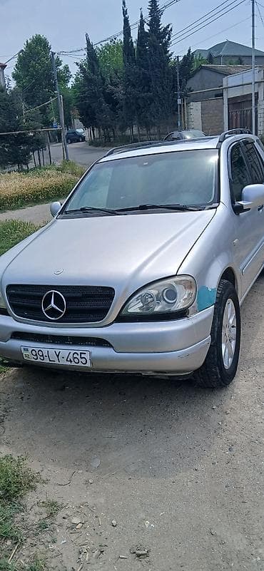 lada vaz oka: Mercedes-Benz ML-Class (W163) SUV - Kuzov: 5 qapılı, gümüşü rəng, dam — 2