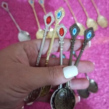 qaşıq dəstləri: Gözmünçugulu. qirmizi. däşlarla. müräbbä. qaşiglari — 3