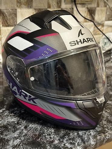 moto velo: Motosikl dəbilqəsi Shark Ridill 2 Berserk (HE1123E) (salam kutusu ve — 3