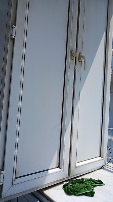 balkonlar: PVC materialdan balkon üçün şkaf/qutu kombi ucun skaf boyuk olcudur — 5