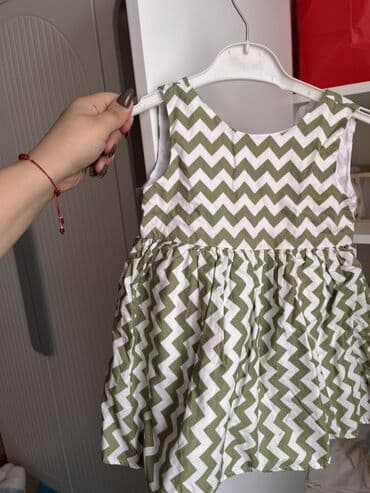 белые детские сарафаны: Детское платье, Повседневное, 1 - 2 года — 1