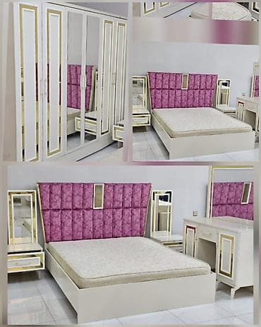 Ev üçün mebel: *979₼ Yataq destı* En.,,,2.40 sm Hudurluk.,,, 2.20 sm Derınlık — 1