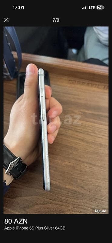 iphone 6 plus plata: IPhone 6s Plus, 64 GB, Gümüşü — 7