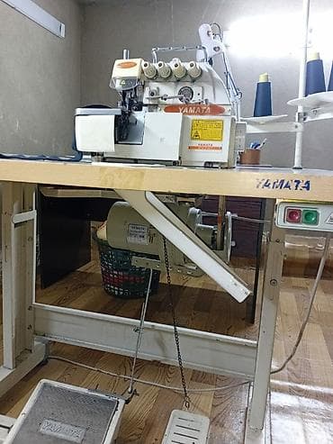 tikiş: Tikiş maşını Yamata, İşlənmiş,Overlok, 5 saplı, Ünvandan götürmə — 2