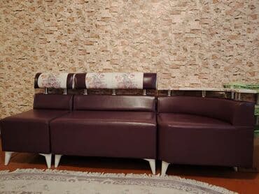 yolka online satis: Künc divan, Açılmayan, Bazasız, Süni dəri, Çatdırılma yoxdur — 2