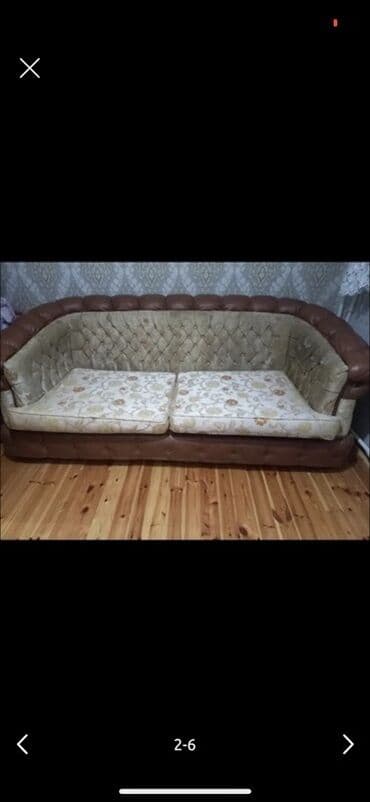 бескаркасный диван кровать: Угловой диван, Раскладной, Кожа — 5