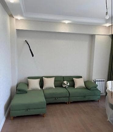 metbex kunc divan: Yaşıl künc divan dəsti - Modular L‑şəkilli dizayn: 3 oturacaq bölməsi — 1