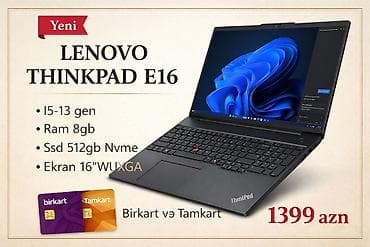 en ucuz laptop: Yeni Lenovo ThinkPad, 16 ", Intel Core i5, 512 GB — 1