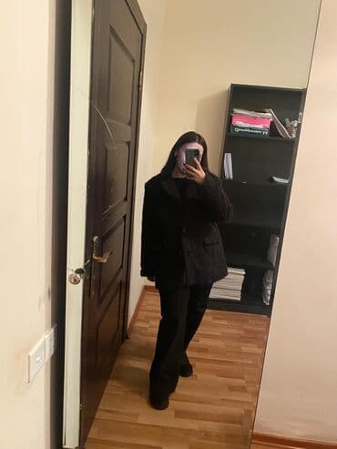 Palto, One size, rəng - Qara