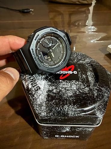 Casio G‑Shock GA‑2100 seriyalı qol saatı (analoq + rəqəmsal) — 3