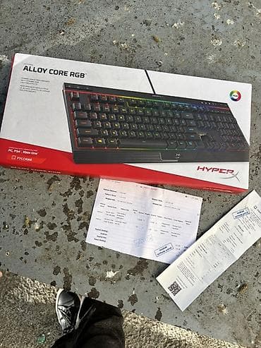 diz ustu komputerlər: HyperX Alloy Core RGB oyun klaviaturası - RGB işıqlandırma: 6 zonalı — 3
