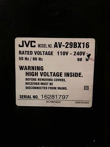Продаётся большой телевизор JVC 72 sm. Модель AV-29BX16. Кинескопный — 2