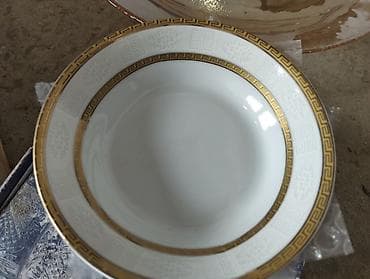 mis caydan: Çay dəsti, rəng - Göy, Keramika — 7