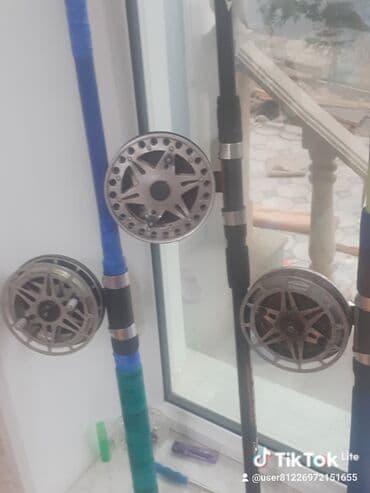 охота и рыбалка: Balıq tutmaq üçün çarxlı qamışlar - Tip: Balıqçı qamışı + metal çarx — 2