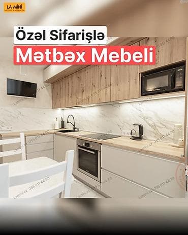 Özəl sifarişlə mətbəx mebeli – La Mini dizaynı - Minimalist və — 1