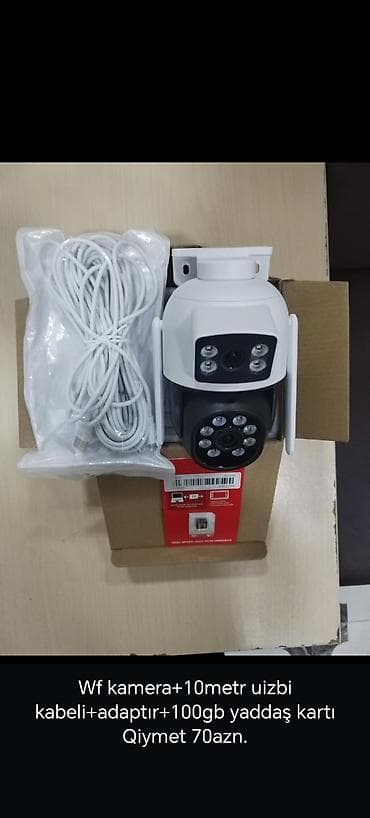 tripod kamera: Wi‑Fi müşahidə kamerası dəsti Xüsusiyyətlər: - Döndərilə bilən IP — 2
