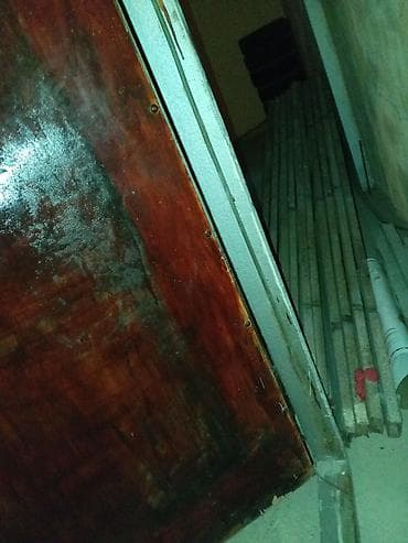 Santexnika: Mənzil üçün İşlənmiş Giriş qapısı 90x205 sm Glazok ilə, Zəmanətsiz, Pulsuz çatdırılma — 8