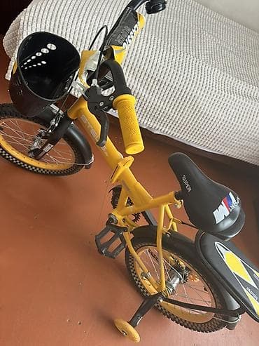 cube velo: Uşaq velosipedi – STELS, 16" yenidir - Rəng: sarı-qara - Çarx ölçüsü — 4