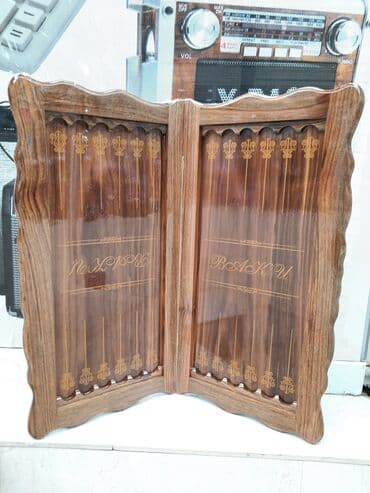 saski: Nərd taxta Qoz ağacından hazırlanmış yüksək keyfiyyətli Köhnə Bakı — 1