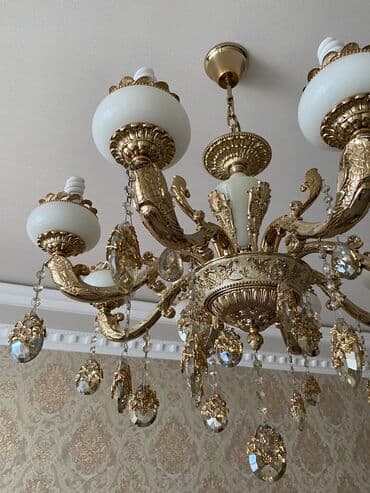 lyusturlar: Çılçıraq, 8 lampa, Metal — 4