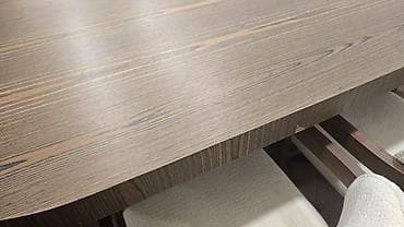 Masalar və oturacaqlar: Mətbəx üçün, Açılmayan, Oval masa, 6 stul — 4