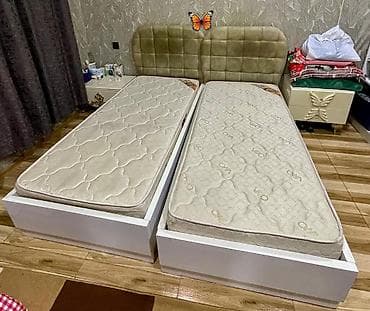 matras: İki ədəd çarpayı – birlikdə satılır. Xüsusiyyətlər: - Bazalı model — 1