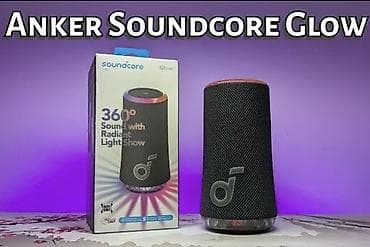 Anker Soundcore Glow Bluetooth dinamik - 360° səs: Silindrik dizayn