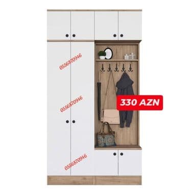 Masalar və oturacaqlar: Yeni, Açılan, 1 qapı Düz dolab, Dəhliz dolabı, Azərbaycan — 1