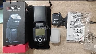 nikon d 90: TRIOPO Speedlight elektron kamera flaşı – foto və video çəkilişlər — 1