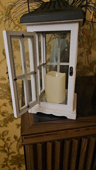 Подсвечники: Dekorativ fənər – şamlı,batareyaynan isleyir - Klassik üslubda — 2