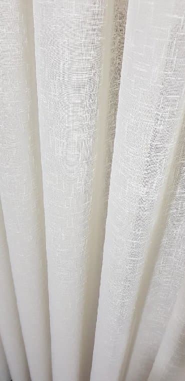 parda tül: Türkiyə istehsalı olan krem və ağ rəngli qalın kətan tül. İstənilən — 4