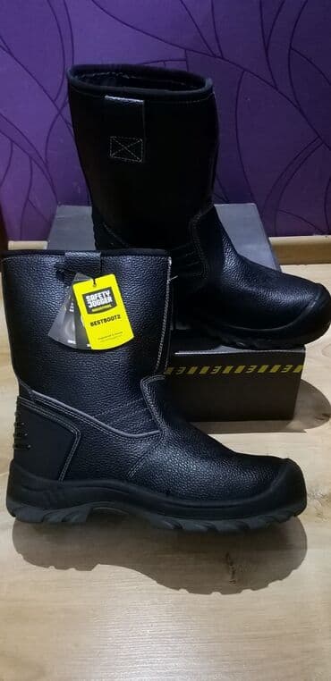 botinkalar 39: Cəkmə İş üçün qabağı dəmir. Su kecirmir tok kecirmir. SAFETY JOGGER — 1