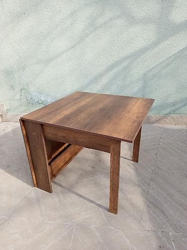 acilib baglanan stollar: Qonaq masası, Qatlanan, Laminat, Dördbucaq masa — 4