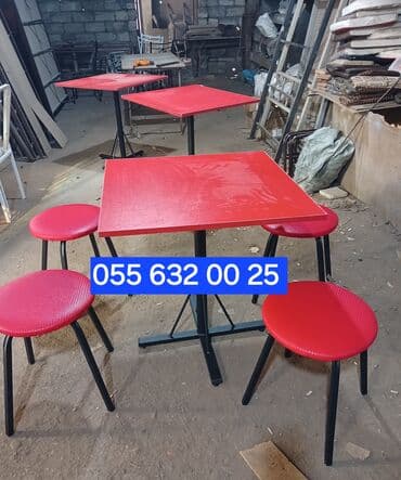 bar oturacaqi: Bar masası, Yeni, Açılmayan, Laminat, Kvadrat masa — 7