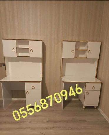Düz masa, Polkalı, Siyirməli, Rusiya, Sadə laminat, Zəmanətli, Kredit yoxdur — 1