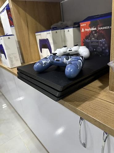 blu: Sony PlayStation 4 Pro oyun konsolu Ideal veziyyetdedir icinde 150+ — 3