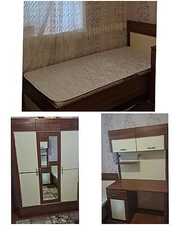 Oğlan və qız üçün, İşlənmiş, Təknəfərlik çarpayı, Yazı masası, Dolab