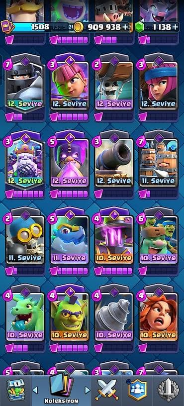 ps3 oyun disk: Bu Clash Royale kart kolleksiyası, müxtəlif döyüşçü və bina kartlarını — 3