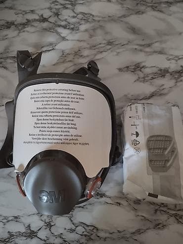 3M 6800 Tam Üz Maskası – Orta ölçü (Medium) Məhsul təsviri: - Model