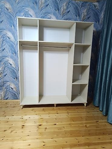 paltar vesilkasi: Yeni, 4 qapılı, Güzgülü, Digər rəng, Digər material, Açılan, Düz dolab — 2