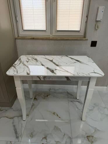 mərmər masa: Klassik masa, Açılmayan, Mərmər, Dördbucaq masa — 1