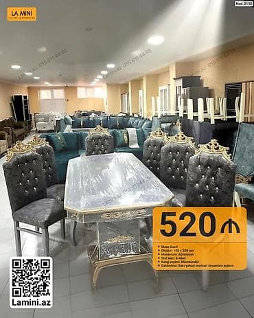 kohnə stul: Məhsul: Masa Dəstləri (Kod: 3150 və Kod: 3190) Kod: 3150 - Tərkibi — 2
