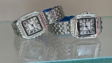 gumus saat: Qol saatı, Cartier, rəng - Gümüşü — 1