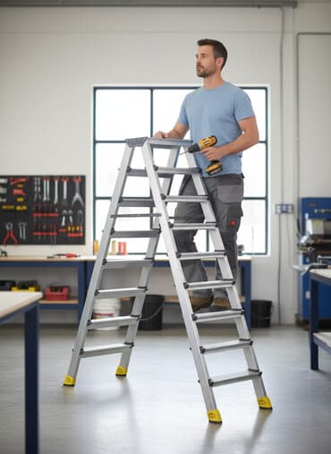 Yüngül və davamlı alüminiumdan hazırlanmış, iki tərəfli istifadə üçün