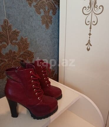 Women's Sneakers and athletic shoes: Ölçü: 36, rəng - Qırmızı, İşlənmiş — 1