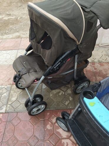 прогулочные коляски adbor oskar sport: Uşaq arabası – Goodbaby brendi - Rəng: tünd zeytun/boz tonları, açıq — 1