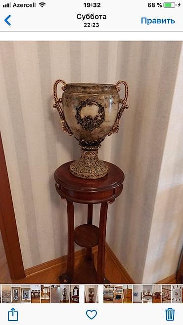 orxideya gul: 🇮🇹Vaza. İtaliya
Ваза -амфора . Материал - керамика .
Страна-Италия — 1